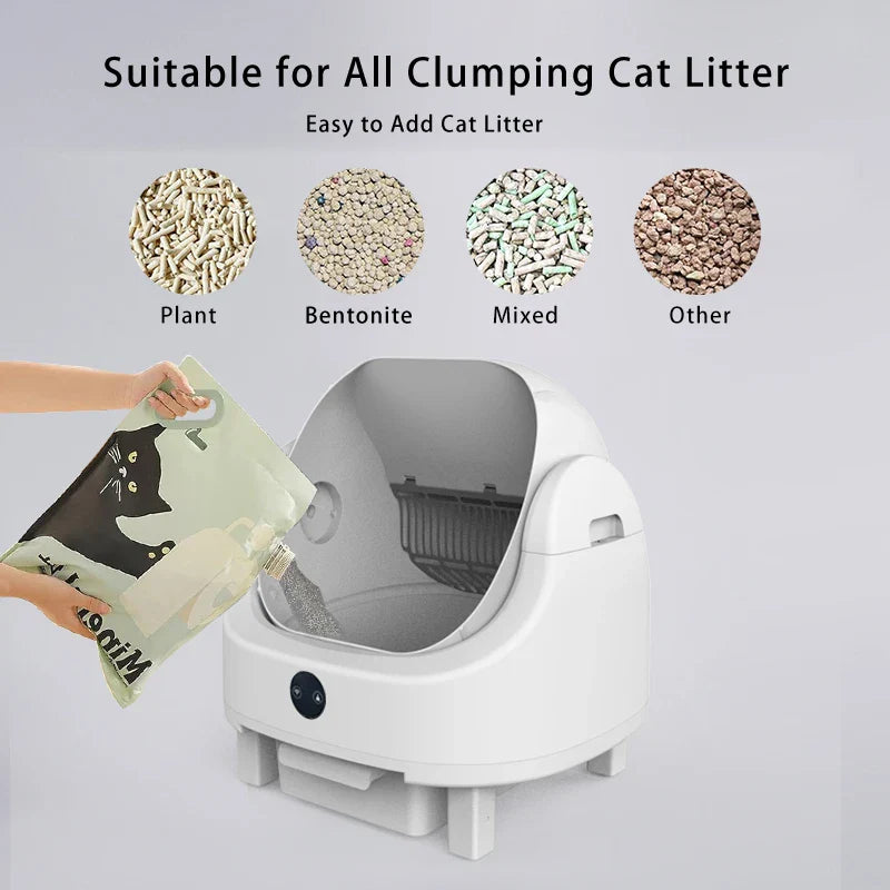 Smart Self-Cleaning Cat Litter Box