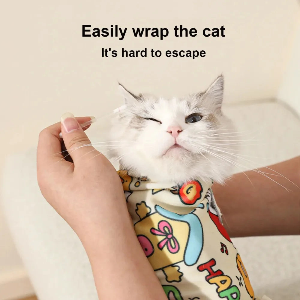Purrfect Cat Grooming Wrap