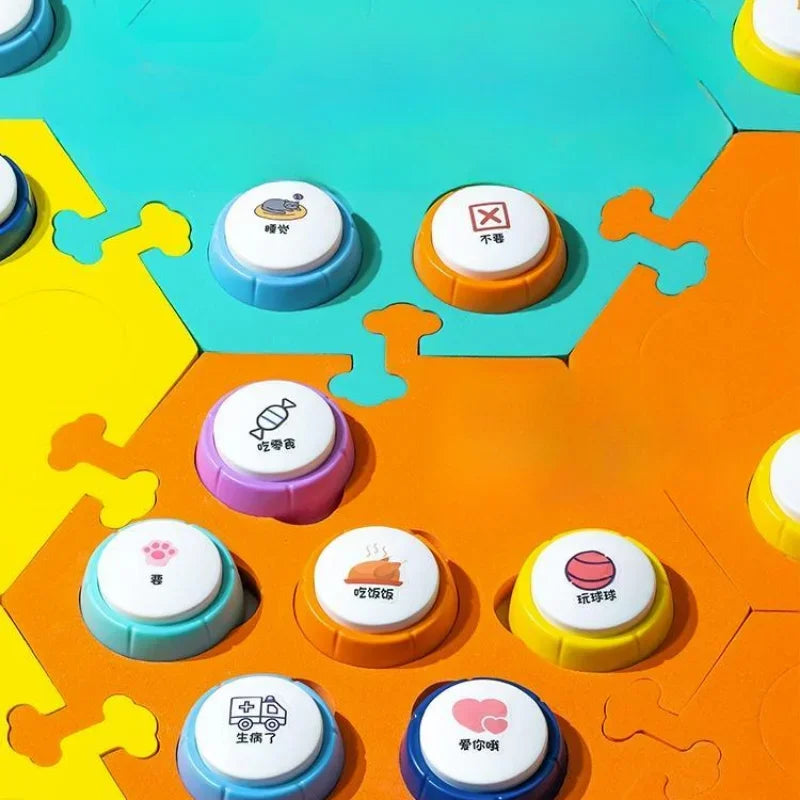 Pet Talk Buttons Set