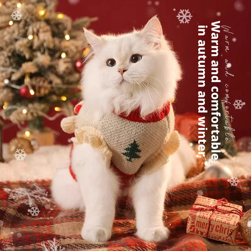 Cute Christmas Cat Sweater