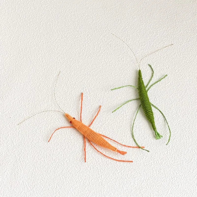 Catnip Wool Prawn Toy