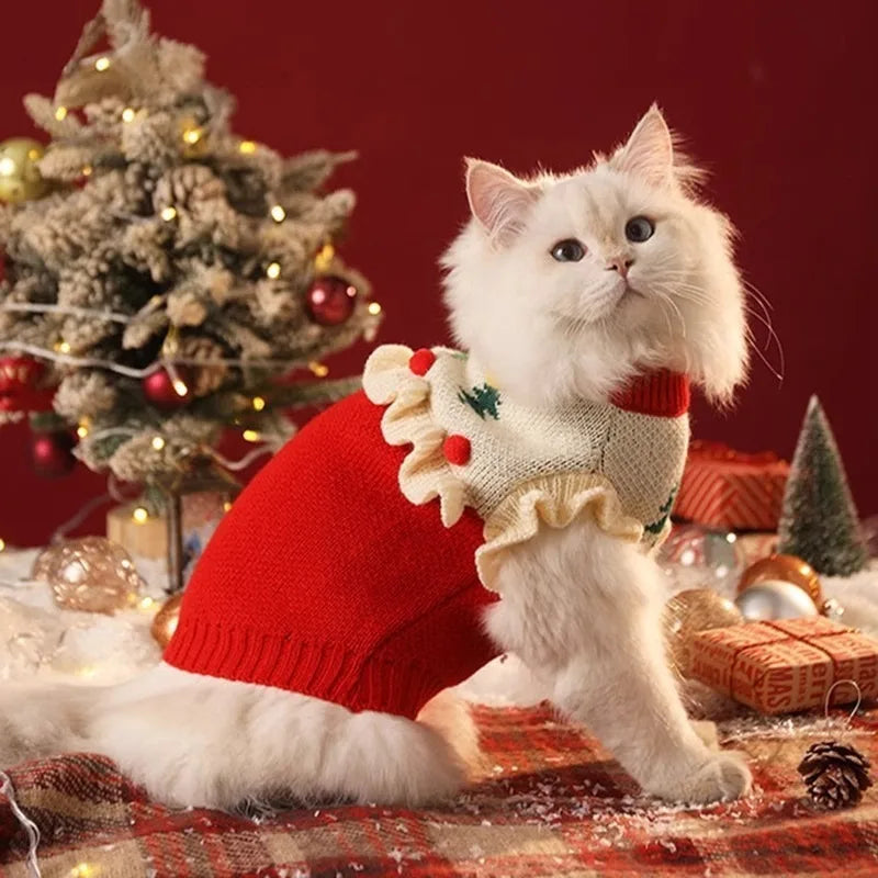 Cute Christmas Cat Sweater