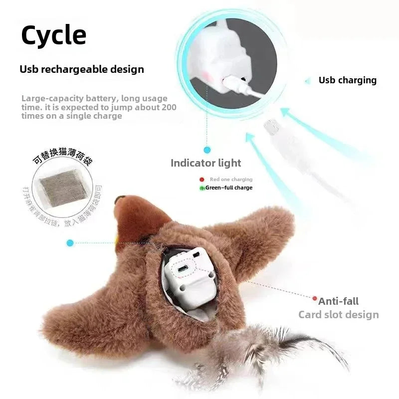 Touch-Activated Pet Playmate