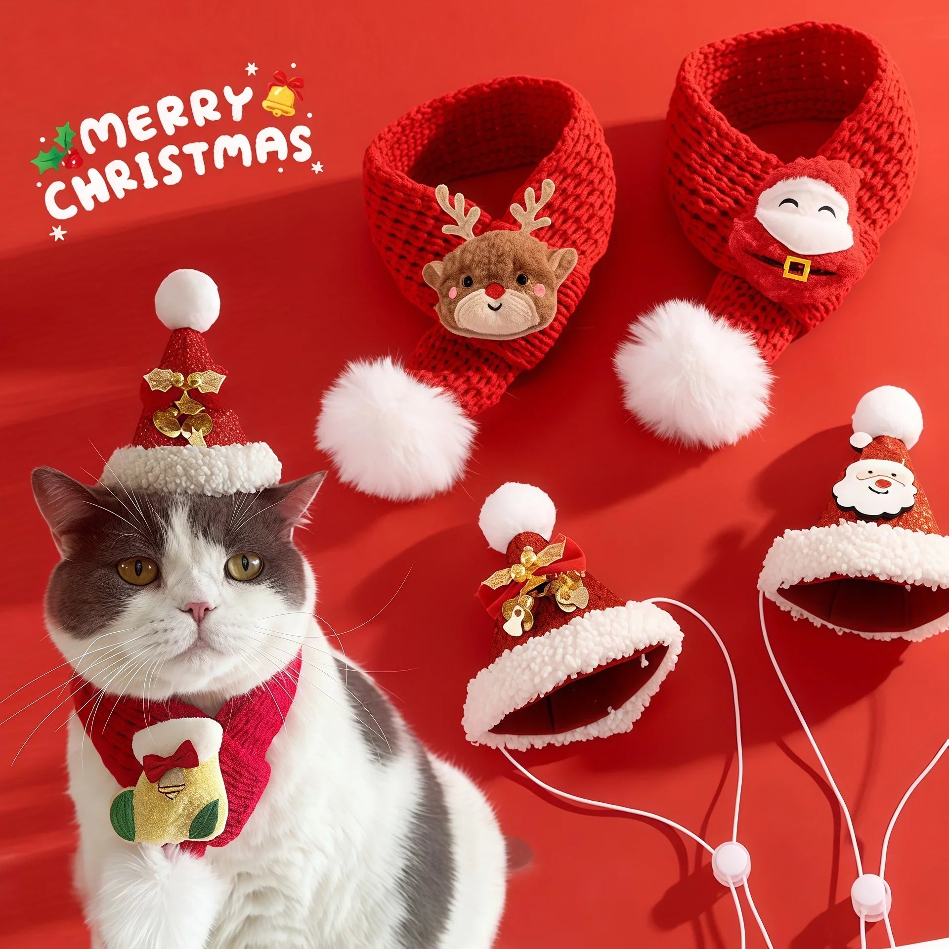 Festive Pet Santa Set