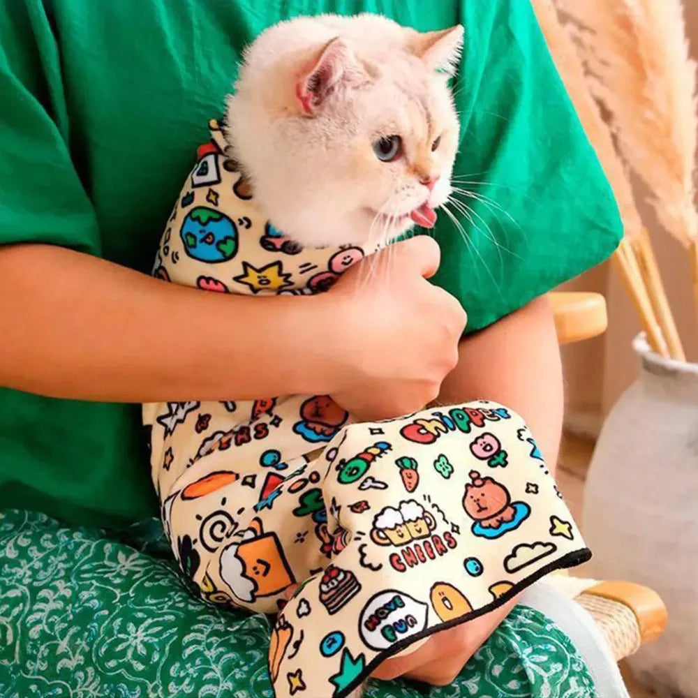 Purrfect Cat Grooming Wrap