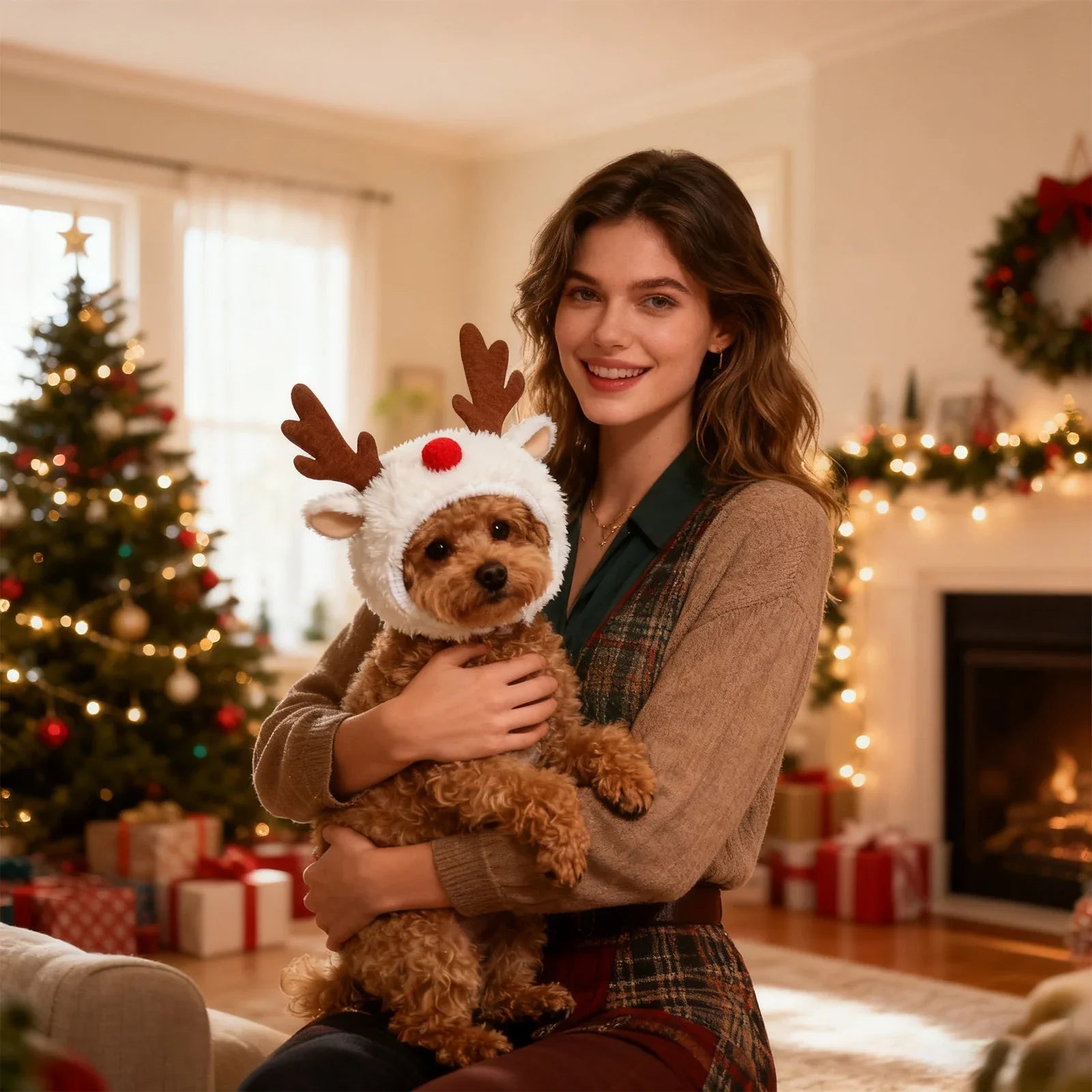 Festive Furry Friend Hat