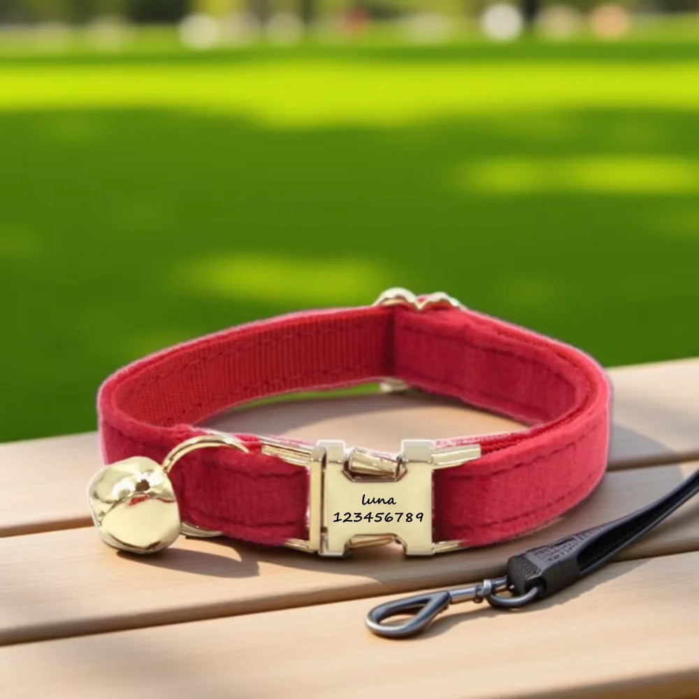 Chic Velvet Cat Collar
